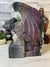 Massive 2.9 kg Rainbow Jasper Dragon on Castle Ledge Carving