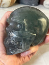 934 gram Fluorite Skull Carving