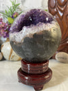 2.16 kg Amethyst Geode Sphere