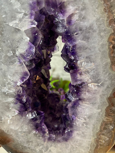 Massive 10.7 KG Amethyst Portal from Uruguay. Comes with swivel stand.