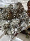 2.82 Kg Calcite with Barite and Pyrite Specimen with stand