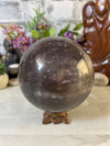 Discounted 2.9 kg Maroon Coloured Fluorite Sphere