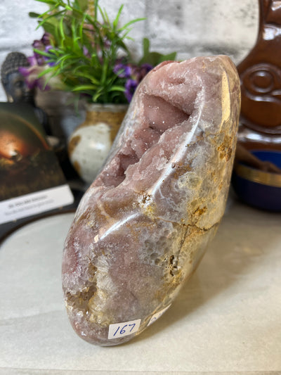 2.1 KG Druzy Pink Amethyst Free Form from Brazil