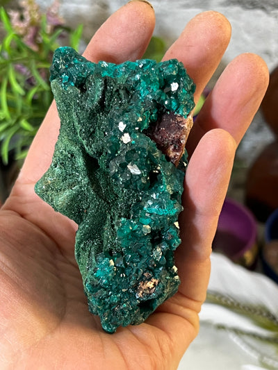 Beautiful Dioptase Specimen from Congo South Africa