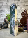 1.6 KG Moss Agate Tower Statement Piece