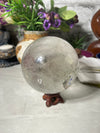 Clear Quartz Sphere with Phantom and specks of Garden