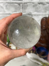 Clear Quartz Sphere with Phantom and specks of Garden