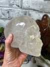 Massive 2.37 KG Clear Quartz Skull Carving