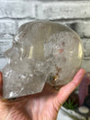 Huge 2.07 KG Clear Quartz Skull Carving