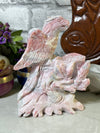 Pink Opal Parrot Carving