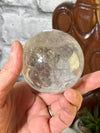 Beautiful Rutile Clear Quartz Sphere