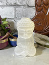 Satin Spar Buddha Carving