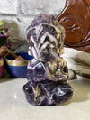 Dream Amethyst Buddha Carving