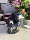 Gorgeous Flourite Skull Carving