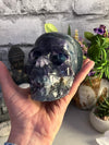 Gorgeous Flourite Skull Carving