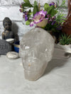 Massive 2.37 KG Clear Quartz Skull Carving