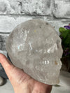 Massive 2.37 KG Clear Quartz Skull Carving