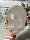 Massive 2.37 KG Clear Quartz Skull Carving