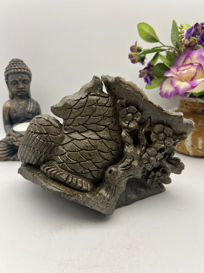 Outstanding Amethyst Cluster Owl Carving!