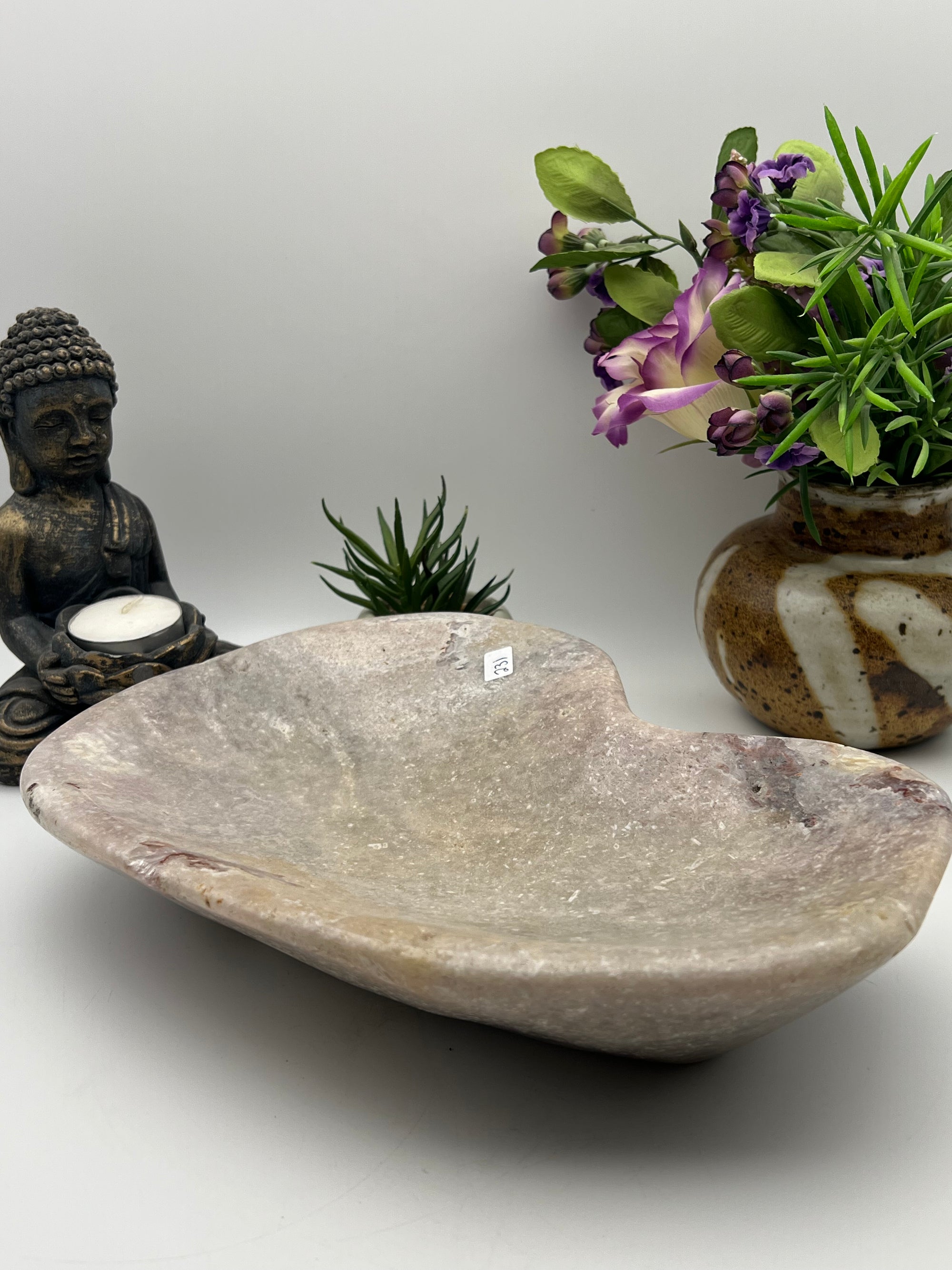 Huge Pink Amethyst Bowl from Brazil