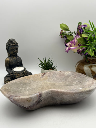 Huge Pink Amethyst Bowl from Brazil