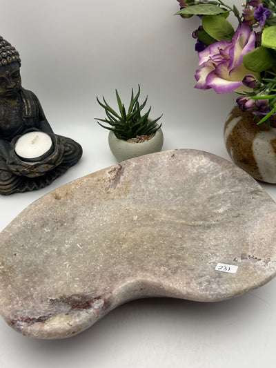 Huge Pink Amethyst Bowl from Brazil