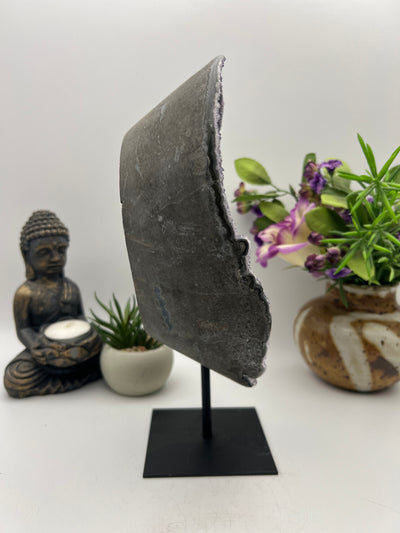 Stunning Amethyst on metal stand