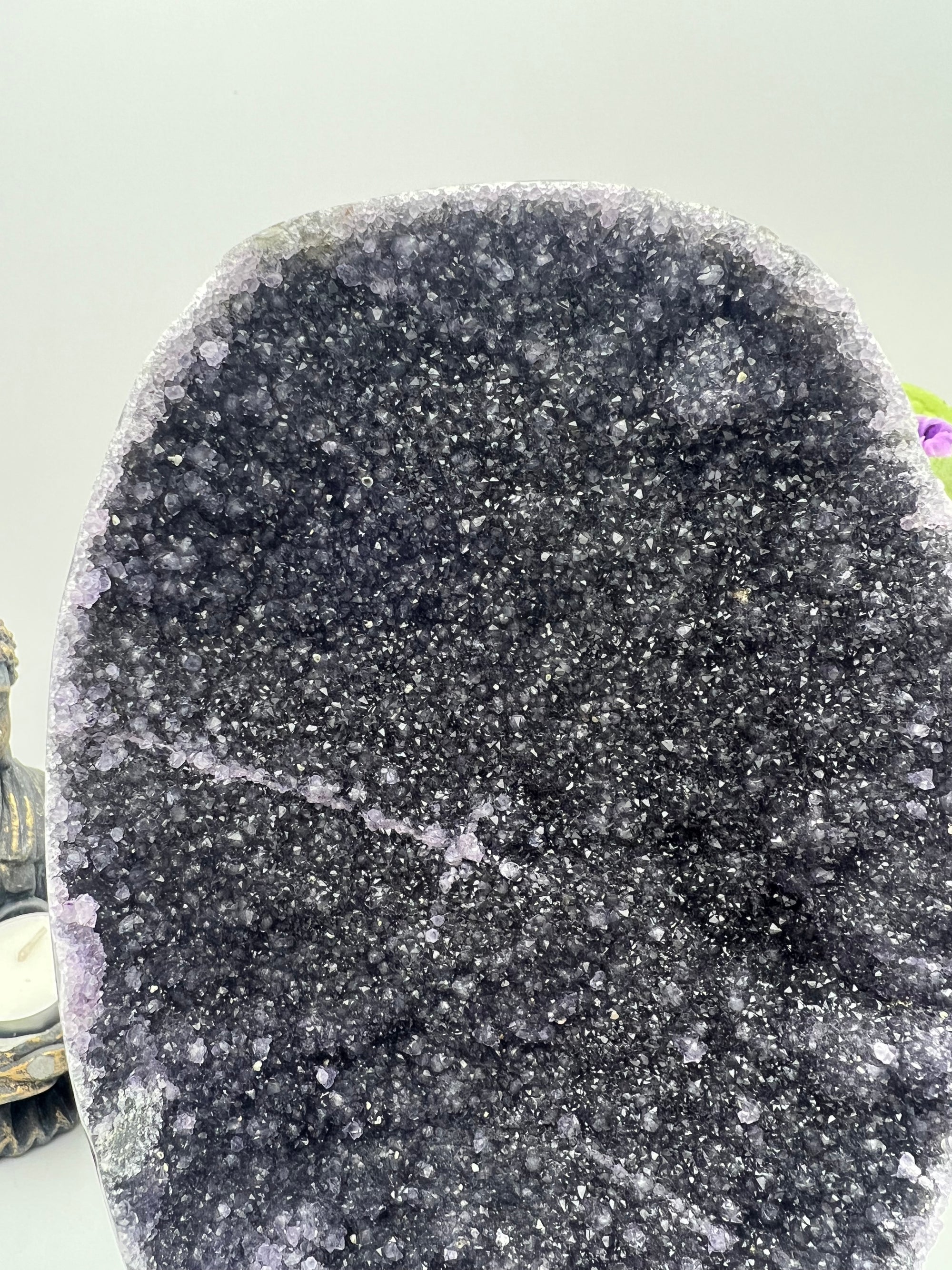 Stunning Amethyst on metal stand