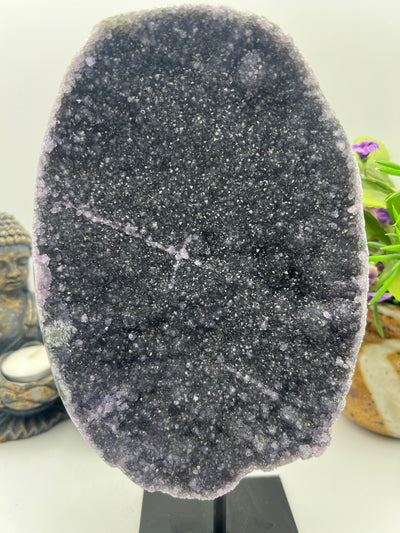 Stunning Amethyst on metal stand