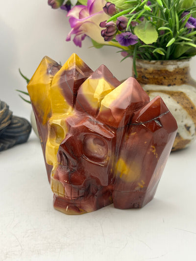 Mookaite Tower Skull