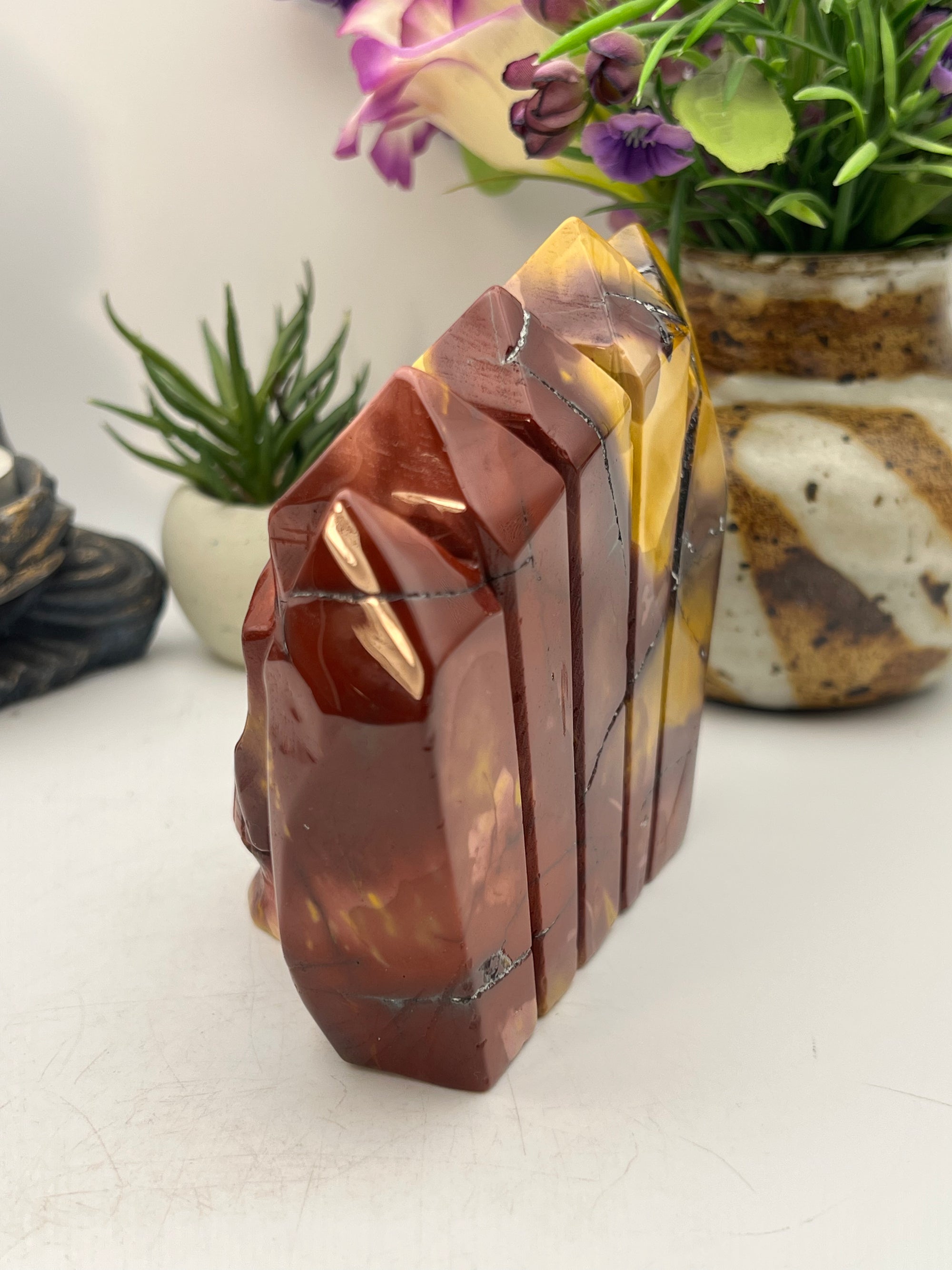 Mookaite Tower Skull