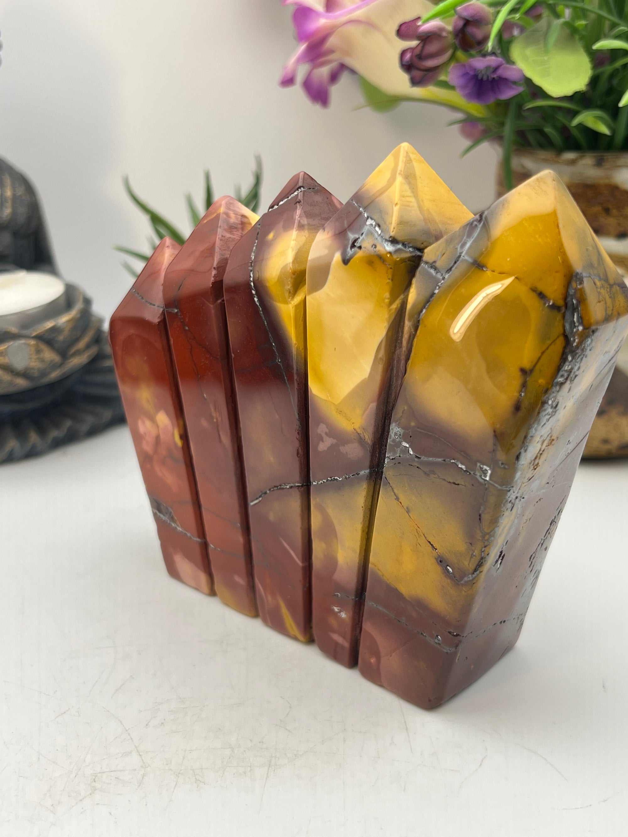 Mookaite Tower Skull