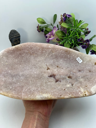 Huge Pink Amethyst Bowl Carving from Brazil